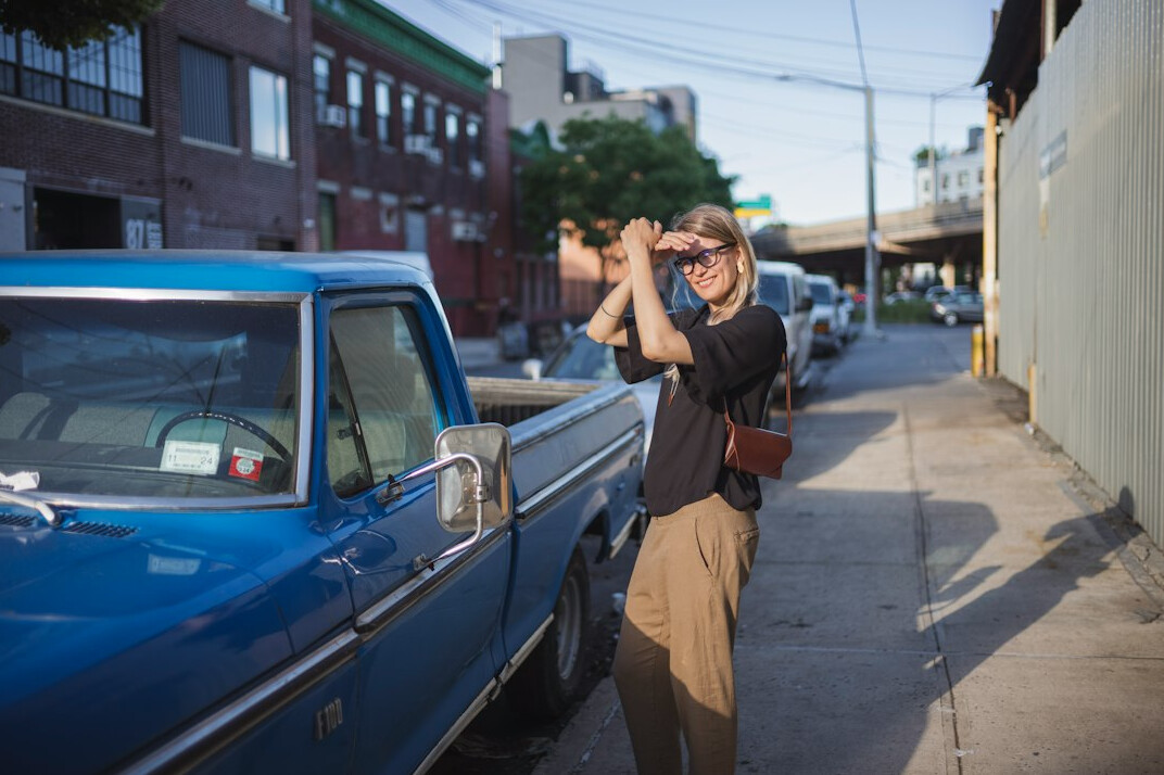 photographer capturing street scene
